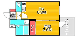 ミラージュパレス難波グランツの物件間取画像